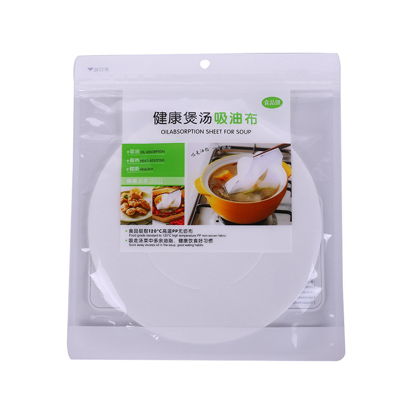 Giấy thấm dầu cấp thực phẩm Súp thực phẩm Loại bỏ dầu Súp uống giảm béo nhà bếp