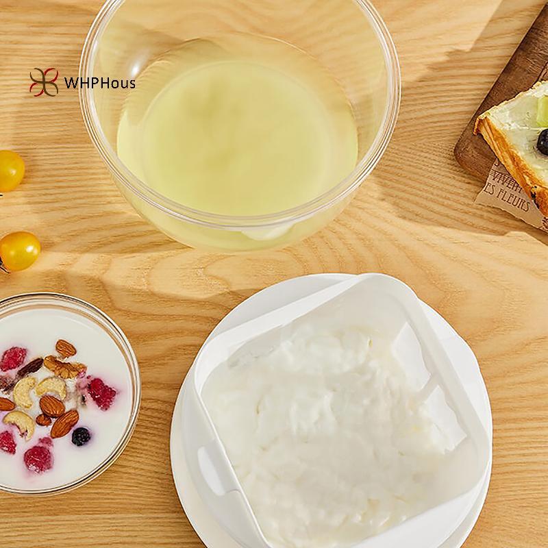 < WHPHous-t > Máy Lọc Sữa Chua Cà Phê Tự Làm Hy Lạp- Sữa Chua Đậu Nành Phô Mai Whey Tách Thoát Nước Lưới Mịn Lọc Đẹp