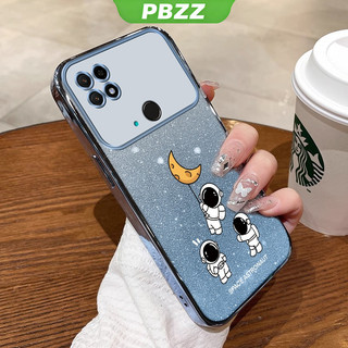 Vỏ điện thoại xiaomi poco c40 Vỏ mềm Vỏ silicon chống sốc thiết kế mới Sparkling Cartoon Phi hành gia SFSYHY01
