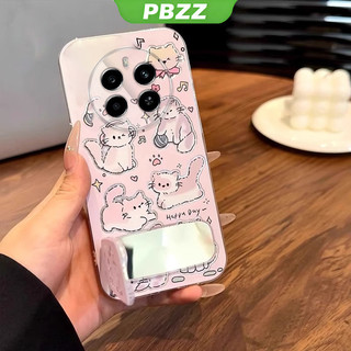 Ốp Lưng Cho REALME 13 4G REALME 13 PRO plus 5G Vỏ Điện Thoại Vỏ Mềm Bảo Vệ Silicon Chống Sốc Trong Suốt Thiết Kế Mới Thẩm Mỹ PHIM HOẠT HÌNH CAT Có Giá Đỡ TYYMZJ01