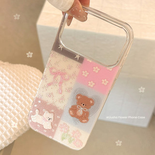 [Sheren] Ốp Điện Thoại Hoa Dễ Thương Thích Hợp Cho i17 16 15 14 13 12 11 pro max Vỏ Bảo Vệ Chống Sốc