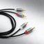 Dây AV RCA 2 đầu đực sang 2 đầu đực hoa sen âm thanh stereo Dây 2RCA Hoa Sen،Dây AV RCA، Chất liệu Cao Cấp