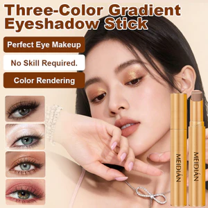Bút Kẻ Mắt/Bút Tạo Khối Mắt 3 Màu Chuyển Màu Gradient Đa Sắc/Lên Màu Chuẩn Dễ Tán/Bao Gồm Màu Lì/Màu Nhũ Lấp Lánh/Màu Highlight Tạo Điểm Nhấn Cho Đôi Mắt/Dễ Sử Dụng Màu Sắc Tươi Sáng Bám Lâu Trôi/Phong Cách Hàn Quốc