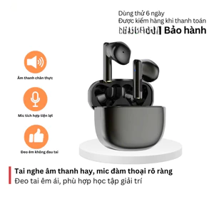 Tai Nghe Bluetooth Tahada K330 Không Dây, Kết Nối Nhanh, Mic Đàm Thoại, Âm Thanh Stereo Sống Động