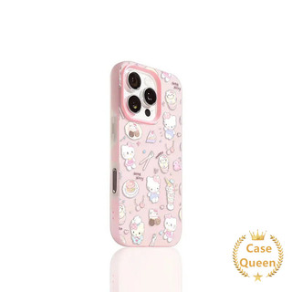 Ốp Lưng Cho Redmi 13X 15C A5 15 13 12C 14C A1 10C A3 9A A2 12 10A 13C 9 9T 10 9C NFC Note 12 14 10 8 13 11 9 Pro Sáng Tạo Đơn Giản Mèo Kitty Ngọt Ngào Màu Kẹo 2 Trong 1 Bìa Mềm