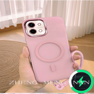 Thích hợp cho OPPO A6X 5G A6X 4G A6 PRO 4G A6 PRO 5G F13 5G Vỏ mềm mờ từ tính nhiều màu sắc có dây đeo tay 0036