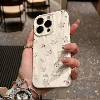 Dành Cho IPhone 17 16 15 14 13 12 11 Pro Max X XR XS Max 7 8 Plus Đơn giản hoa vỡ hoa xếp li vỏ mềm