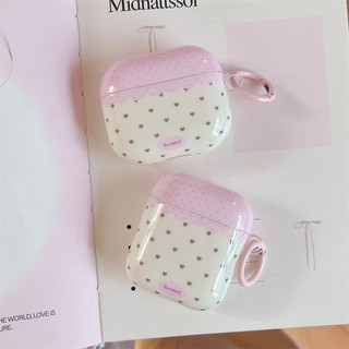 Trái tim nhỏ cho AirPods 1 / 2 3 Pro Pro2 pro3 Airpod4 Bộ tai nghe Vỏ bảo vệ Bluetooth không dây AirPods Pro i3 i4 pro3 Vỏ bảo vệ tai nghe
