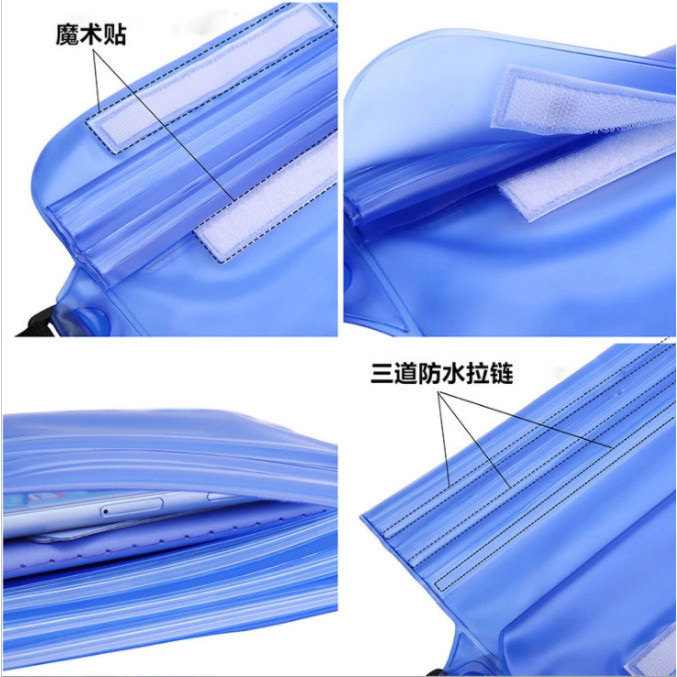 Túi Bảo Quản Điện Thoại Chống Thấm Nước, PVC Ba Lớp, Phù Hợp Lễ Hội Và Bơi Lội