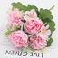 YUJINI Mô Phỏng Hoa Mẫu Đơn, Quà Tặng Ngày Của Mẹ Vải Lụa Hoa Cúc Nhân Tạo, Đạo Cụ Chụp Ảnh Sáng Tạo Đám Cưới Hoa Giả Trang Trí Nhà