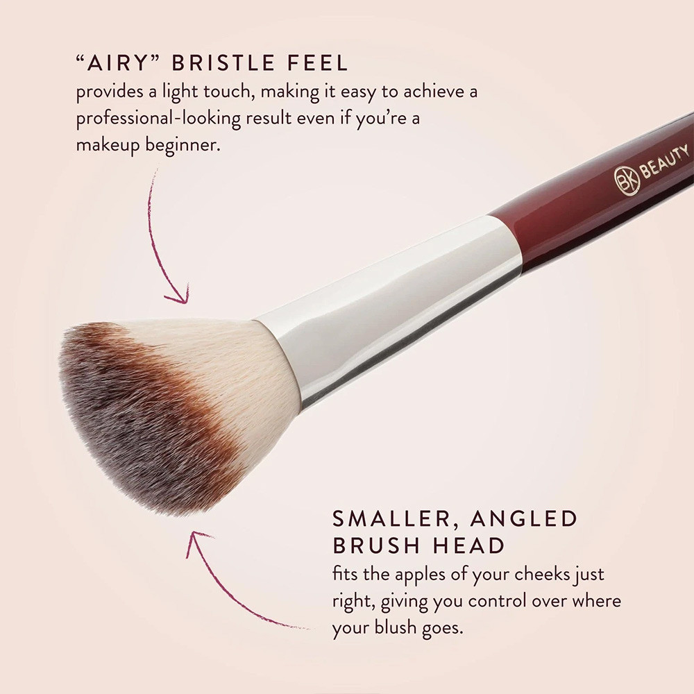 BK BEAUTY 112 Small Angle Facial Brush-Precise Angle Blush Brush