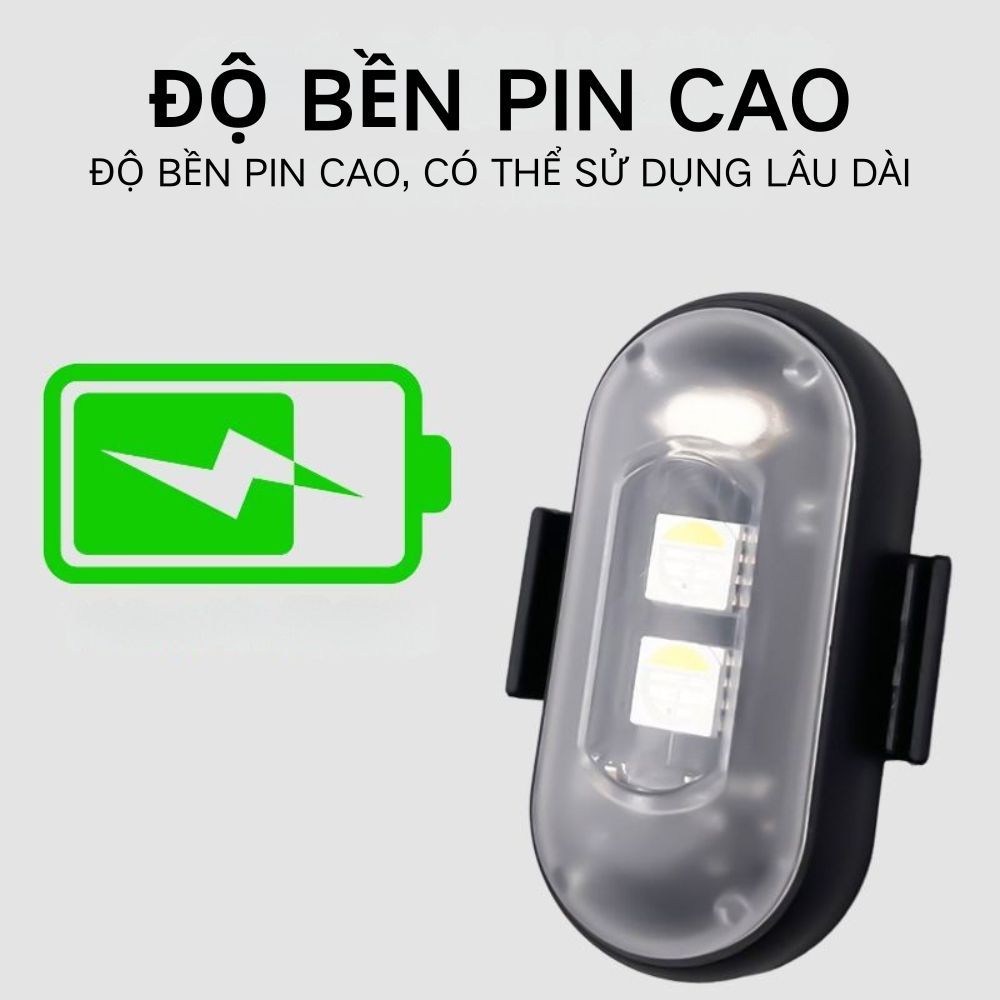 Đèn cảnh báo LED đa năng cho ô tô, xe máy, xe máy, đèn máy bay điều khiển từ xa không dây, đèn phi công chống thấm nước