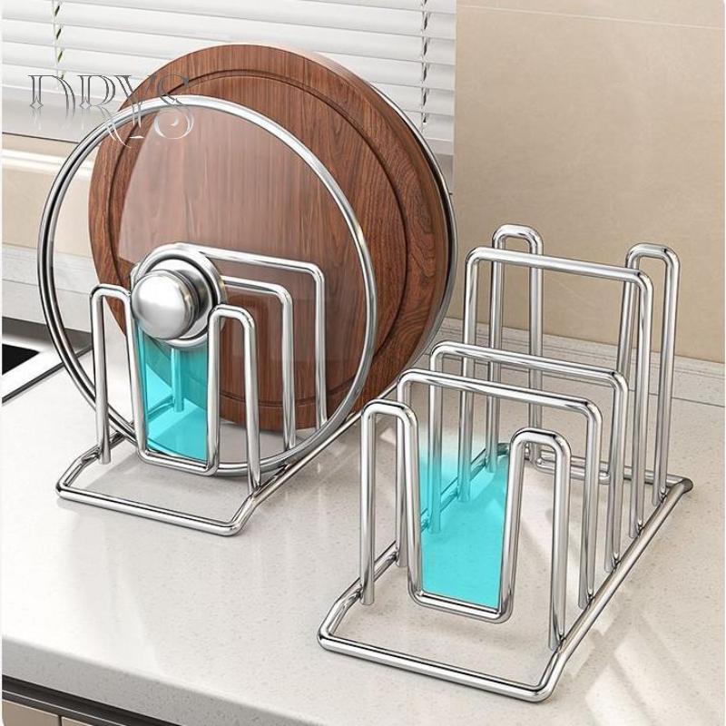 (TFT) Thớt Inox Ra Hộ Gia Đình Bảo Quản Nắp Nồi Ra Đồ Dùng Nhà Bếp Lưu Trữ Ra MỚI
