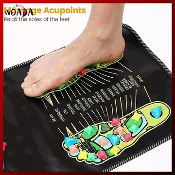 WOADA Chân Massage Thảm Phản Quang Đi Bộ Đá Đường Massage Chân Bấm huyệt Thảm Cho Bấm huyệt Rels Cho Ngồi Dài Sinh Viên Cao Tuổi Và Nhân Viên Văn Phòng VN