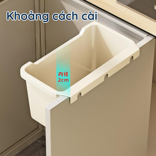 Thùng Rác Treo Cánh Tủ Bếp Thông Minh MAISON, Thùng Rác Mini Gắn Cửa Tủ Đựng Rác Thải Thực Phẩm Gia Dụng