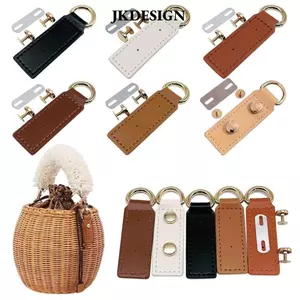 JKDESIGN Túi Khóa, Da PU Handmade Kim Loại Snap, Túi Phần Cứng Túi Dây Xích Túi DIY