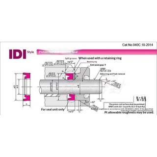 NOK IDI Oil Seal Vòng niêm phong thủy lực áp suất cao Piston Rod Shaft Seal47 * 63 * 12 50 * 60 * 8 50 * 63 * 10 50 * 65 * 9 50 * 65 * 10 50 * 66 * 10 50 * 66 * 12 50 * 70 * 12 Phụ tùng cơ khí