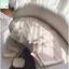 Set đồ lam, đồ thiết kế ren hoa 3 lớp tay lỡ đính nơ có áo lót kèm quần dài ống suông thanh lịch