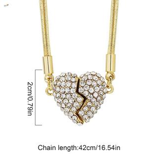 Vòng cổ mặt dây chuyền tình yêu từ tính - Trang sức hợp kim cho nữ