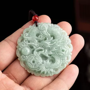 Mới Ngọc Cung Hoàng Đạo Mặt Dây Chuyền Ngọc Mặt Dây Chuyền Tiền Rồng May Mắn Mặt Dây Chuyền Rồng Thương Hiệu Nam Nữ Vòng Cổ