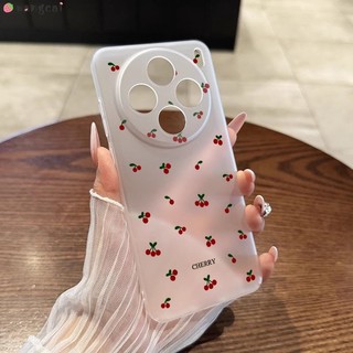 Dành Cho Samsung Galaxy A56 A55 A54 A53 A17 A16 M55 C55 S20 S10 Note 20 Ultra FE S10e 10 Plus S20 + S10 + 10 + 9 Ốp Điện Thoại Dễ Thương Màu Đỏ Anh Đào Bé Gái Đơn Giản Mỏng Trắng Vỏ Mềm