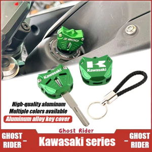 DÀNH CHO KAWASAKI ZX14R ZX6R ZX10R ZH2 NINJA 250 300 Xe Máy Chìa Khóa Vỏ Bảo Vệ Vỏ Chìa Khóa Nhôm CNC