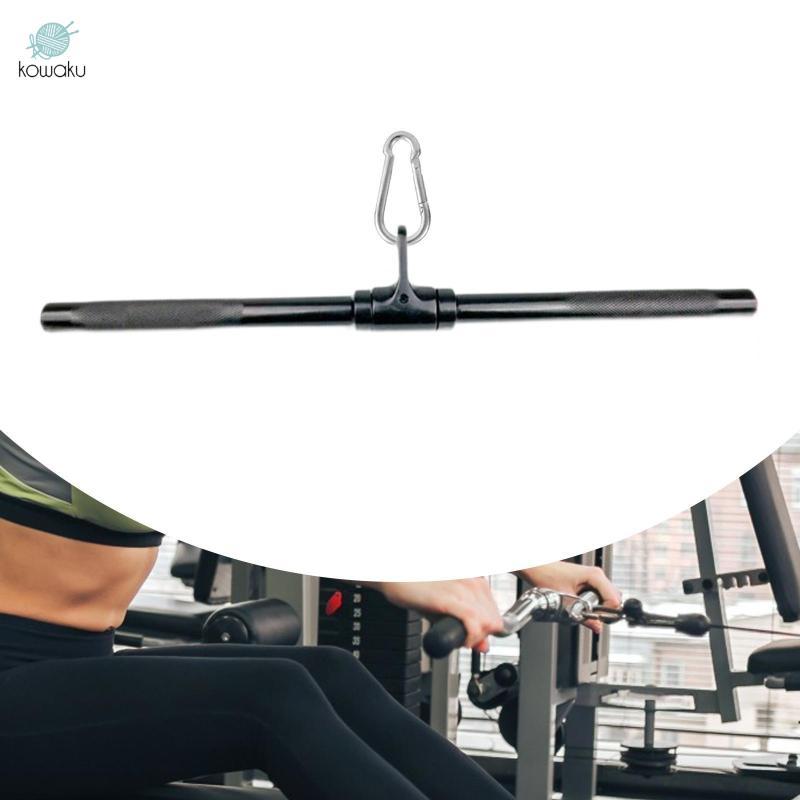 Thanh kéo xuống LAT Tricep Press Down Bar Thép chắc chắn Thanh xoay thanh tạ 20 inch