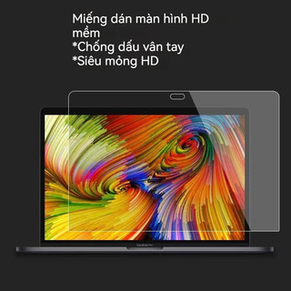 Mềm Siêu Sợi Bảo Vệ Màn Hình Cho MacBook Air Pro M4 M3 M2 M1 2016-2025 HD Body Skin Film Chống Trầy Xước