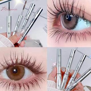 < Chaisi > Kim Loại Sắt Mi Mascara Sợi Lụa Chống Thấm Nước Mascara Đen Dài Uốn Lông Mi Nối Mi Không Tắc Mắt Mỹ Phẩm Trang Điểm