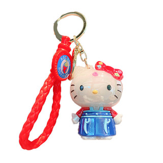 Sáng Tạo Mạ Điện Móc Khóa Mặt Dây Chuyền Kid Hello Kitty Hoạt Hình Nhỏ Tặng Sách Ô Tô Mặt Dây Chuyền Nhỏ 26.1.7