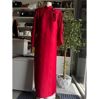 Áo dài vân mây tay xẻ (Chưa bao gồm quần)