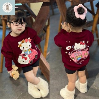 Áo sweatshirt dài tay mỏng, in hình hoạt hình Disney dành cho bé gái, kiểu dáng thời trang, rộng rãi, cổ tròn, đa năng.