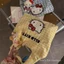 Túi đeo vai một vai di động bằng vải Canvas kitty phong cách dễ thương dành cho người đi lại Túi đeo vai dung tích lớn
