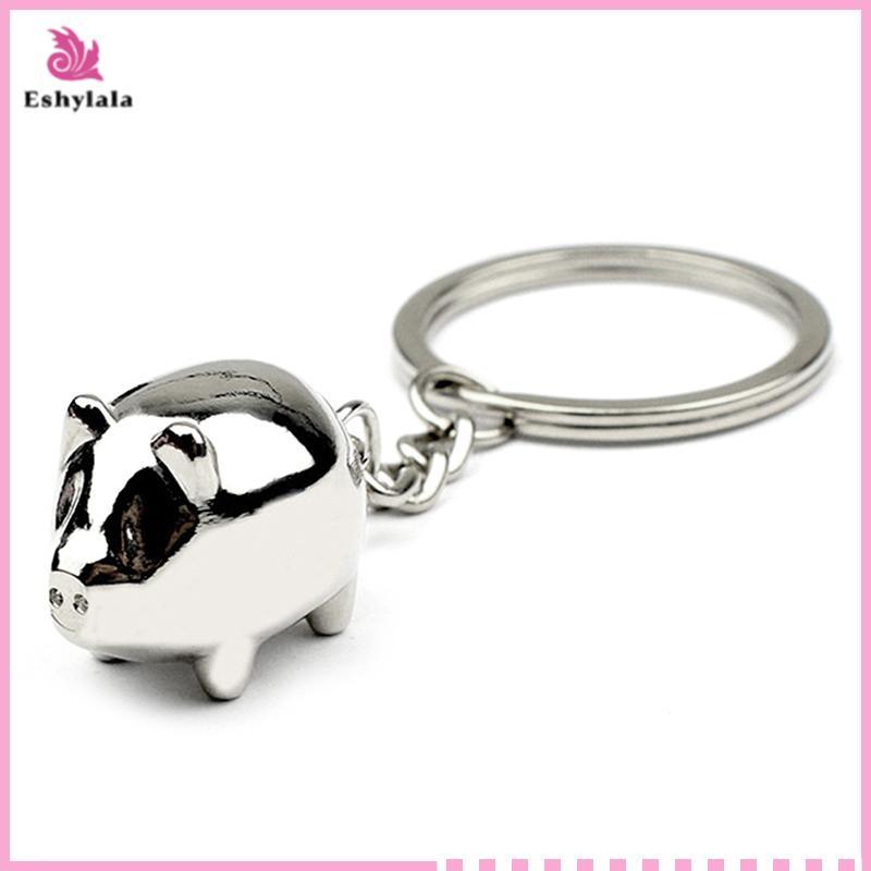 Dễ Thương Tinh Tế Chú Heo Nhỏ Móc Khóa Túi Thời Trang Charm Hợp Kim Chìa Khóa Ô Tô [MỚI]