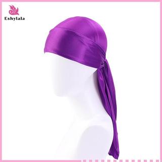 Mũ lưỡi trai Satin Doo Rag Turban Biker Headwrap Hip Hop [MỚI]