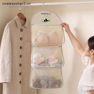 [Mới] Túi Bảo Quản Đồ Lót Treo Tường Túi Lưới Thoáng Khí Tất Túi Bảo Quản Tủ Quần Áo Sắp Xếp Túi Bảo Quản Búp Bê.
