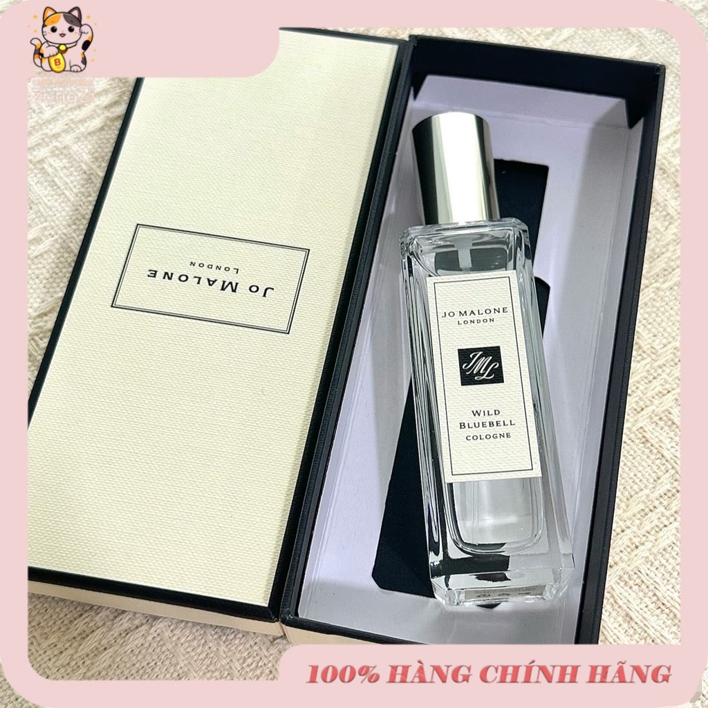 [Chính Hãng] 𝕁𝕠 𝕄𝕒𝕝𝕠𝕟𝕖 𝐖𝐢𝐥𝐝 𝐁𝐥𝐮𝐞𝐛𝐞𝐥𝐥 9ML/30ML/100ML | Nước Hoa Hoa Full Box/ Full Size