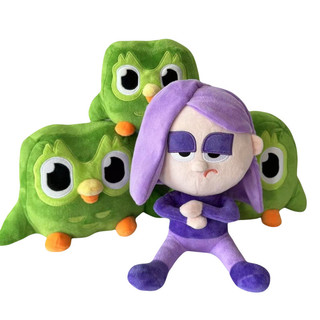 PLUS✨2026 MỚI Duolingo Plushie Đồ Chơi Dễ Thương Duo Owl Sang Trọng Búp Bê Hoạt Hình Dễ Thương Nhân Vật Có Nguồn Gốc Đồ Chơi Nhồi Bông Lily ‌Falstaff‌ Quà tặng đồ chơi trẻ em sang trọng Bộ sưu tập vui nhộn Quà tặng cho người hâm mộ