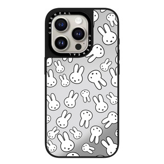 Ốp điện thoại trong suốt gương Graffiti Miffy Rabbit Mirror Thích hợp cho iPhone 17ProMax 17pro 17 air 16promax 16 15promax 15 14promax 13 13promax Ốp cứng chống rơi thời trang