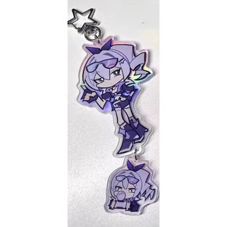 Silver Wolf Anime Keychain Women Honkai Star Rail Acrylic Key Chain Man Kafka Key Ring Pendant Ornament Accessories