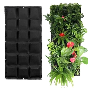 Túi Trồng Cây Treo Tường Tháp Xanh 7 Đến 64 Hốc Vải Địa Siêu Bền Tiết Kiệm Diện Tích, Độ Bền 5 Năm