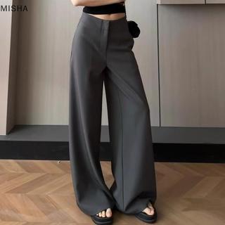 Misa Thời Trang Thường Ngày Retro Rời Dài Sàn Chiều Dài Cao Phù Hợp Với Quần