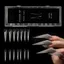 FAVORITEGOODS 140 Khuôn Làm Móng Gel, Full Cover Acrylic Dual Nail Form, Thời Trang Có Thể Tái Sử Dụng Móng Vuốt Rồng Hình Hawk Đầu Móng Tay Để Xây Dựng Gel Làm Móng Tay