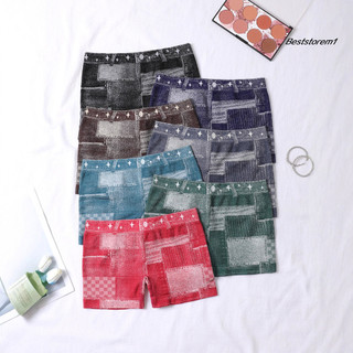 Quần short nữ co giãn denim body curve, phù hợp mặc hàng ngày cho phụ nữ Đông Nam Á