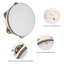 Trống Tambourine AMBU, Trống cầm tay bằng kim loại Jingles Trẻ em, Quà tặng bằng gỗ 4 / 6 / 8 / 10 Inch Bộ gõ Nhạc cụ gõ Đồ chơi cho các trò chơi tiệc tùng