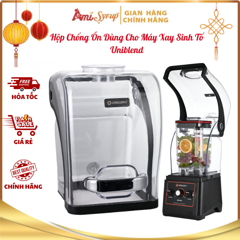 Hộp Chống Ồn Dùng Cho Máy Xay Sinh Tố Uniblend, Cách Âm Hiệu Quả Giảm Đến 60% Tiếng Ồn