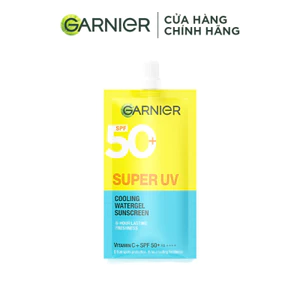MỚI! Kem chống nắng mát da Watergel SPF50+ PA++++ - Garnier Super UV Cooling Watergel 7.5ml