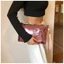 Túi đựng mỹ phẩm FAVORITEGOODS, Kim sa lấp lánh có dây kéo Túi trang điểm, Polyester da có tay cầm Túi ly hợp sequin dành cho nữ