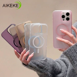 Ốp Điện Thoại Từ Tính Ice Mist Cho Meizu 22 21 20 21 Pro 20 Pro Doanh Nghiệp Đơn Giản Mờ Trong Suốt Vỏ PC Cứng Vỏ Sạc Không Dây Chống Rơi Ốp Lưng Chống Sốc