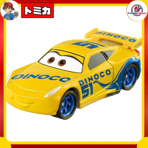 Takara Tomy "Disney Cars Tomica C-06 Cruz Ramirez (DINOCO Racing Type)" Mini Car Toy for Ages 3 and Up, Boxed, Toy Safety Standard Compliant, ST Mark Certified, TOMICA